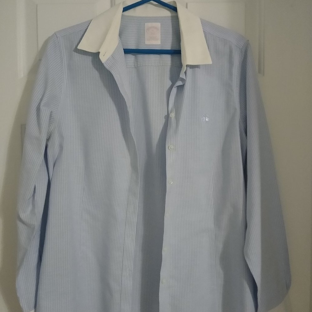 Brooks Brothers Striped Oxford Button-Up Shirt